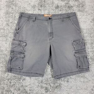 Lee Shorts Mens Size 44 Gray Dungaree Cargo Distressed Faded Skate Surf